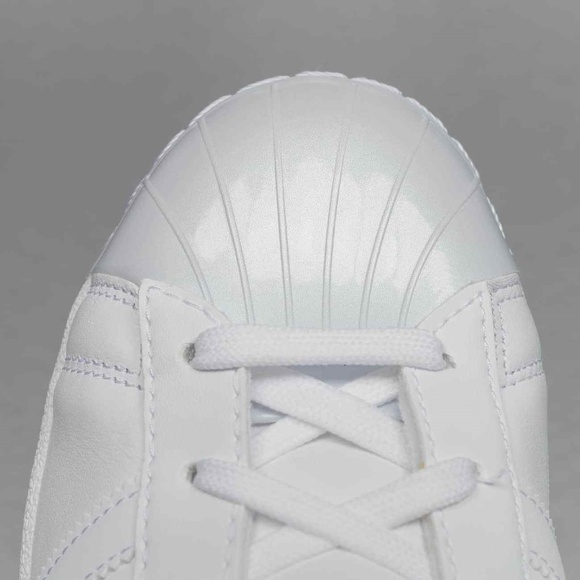 Adidas Original Superstar All White Glossy toe - Picture 4 of 5